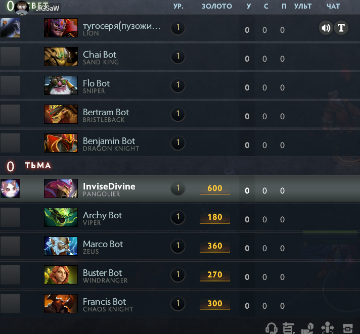 Game with bots